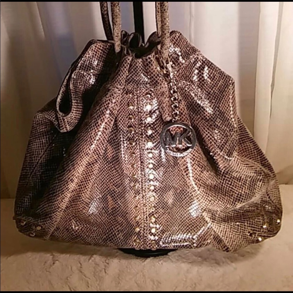 Michael Kors Large Purse Snakeskin